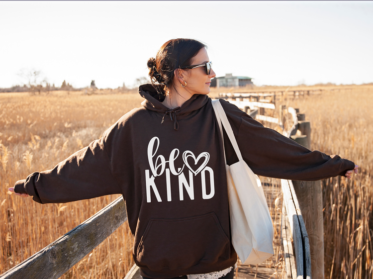 Be Kind With Heart Hoodie Sweatshirt