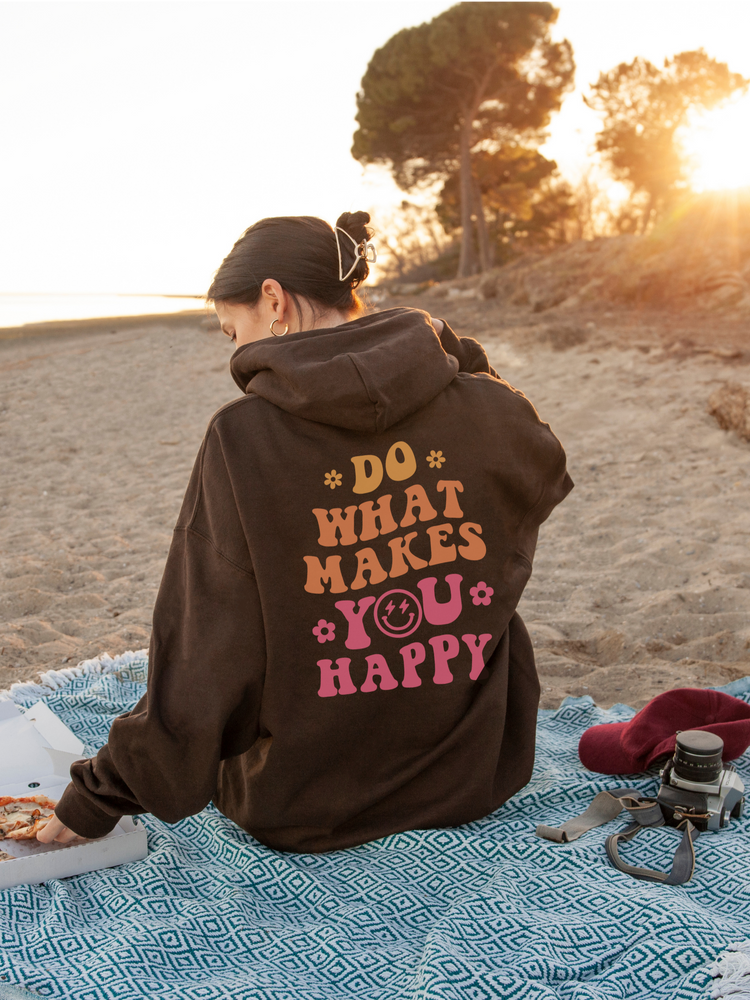 Do What Makes You Happy Oversized Hoodie