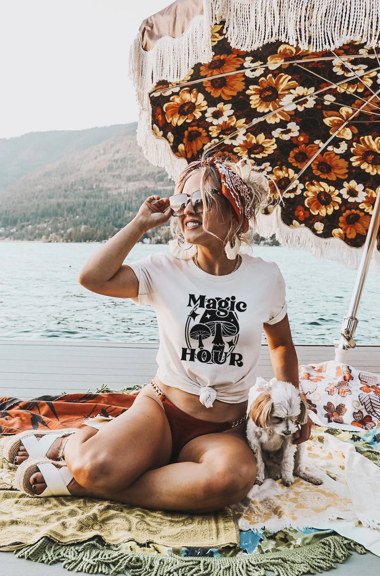 Magic Hour Mushroom Vintage T-Shirt