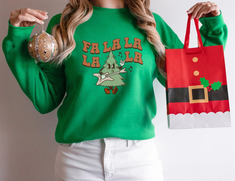 Fa La La La La Christmas Tree Sweatshirt