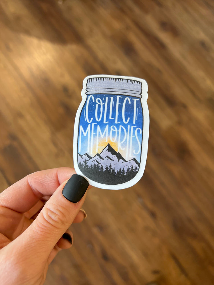Collect Memories Vinyl Sticker
