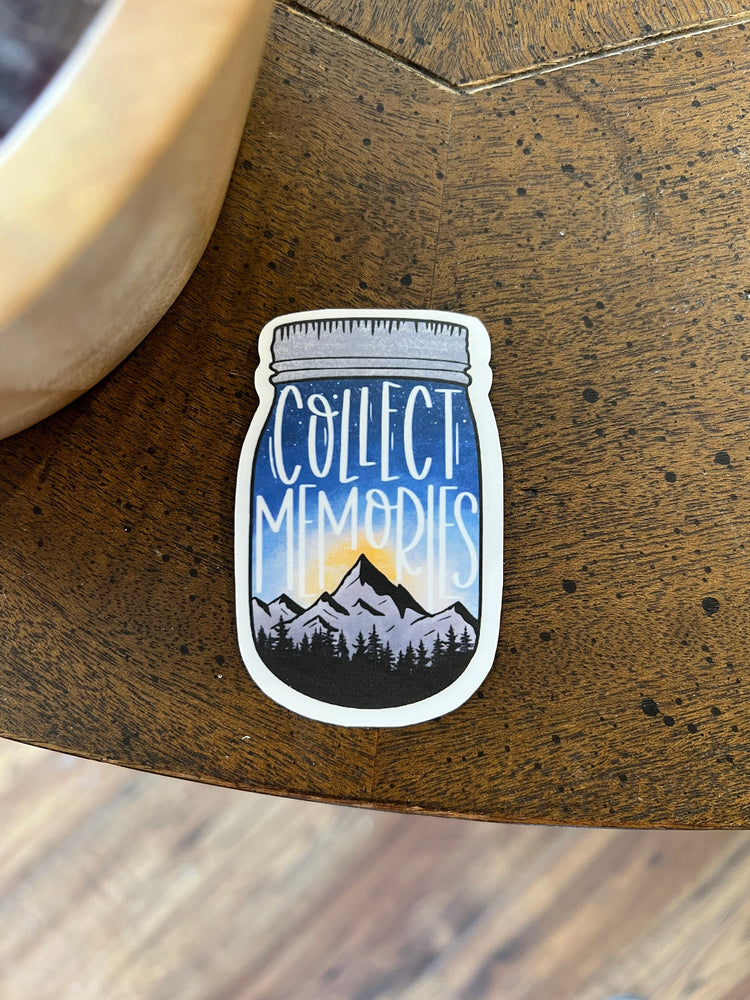 Collect Memories Vinyl Sticker