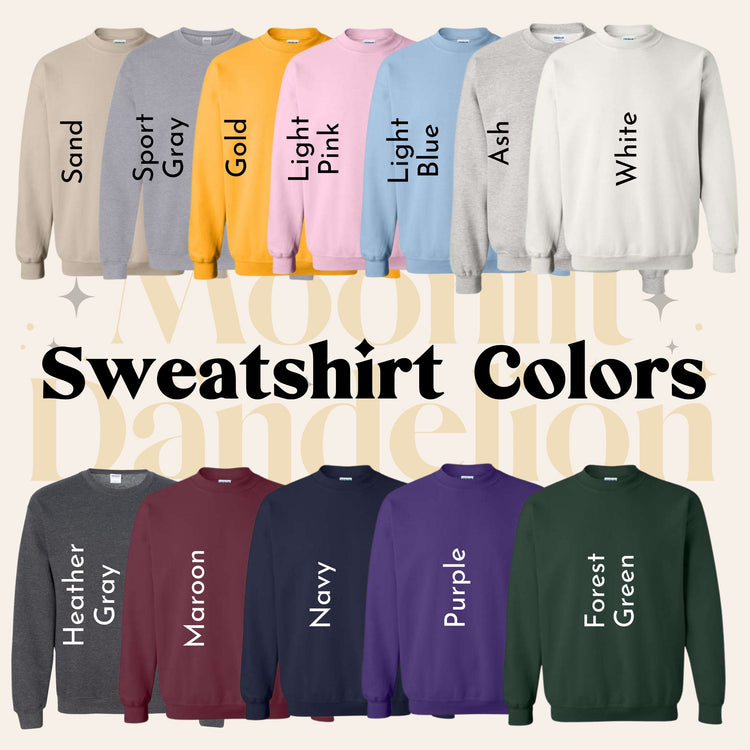 We Ride At Dusk Witch Crew Neck Sweatshirt