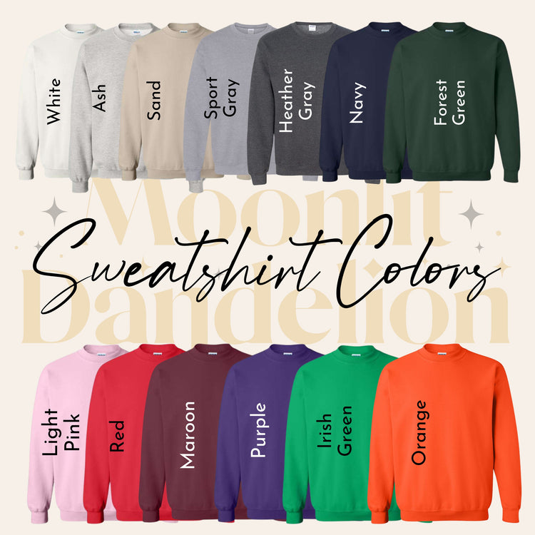 Thankful Grateful Blessed Fall Crew Neck Sweatshirt