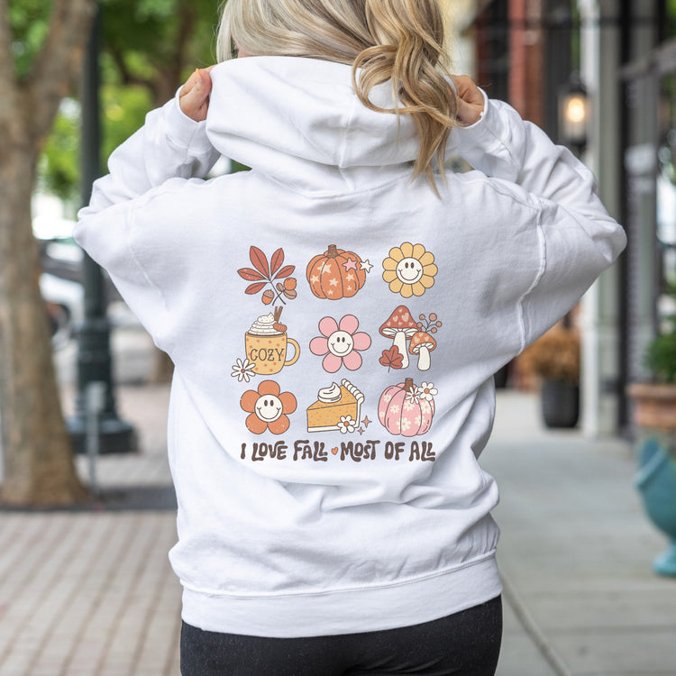 I Love Fall Most Of All Fall Hoodie