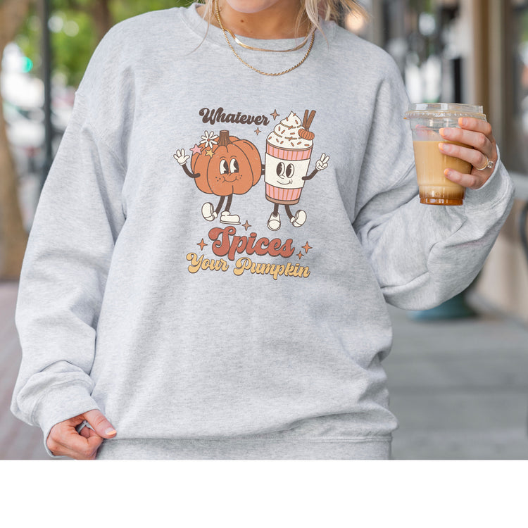 Pumpkin Spice Fall Crew Neck Sweatshirt