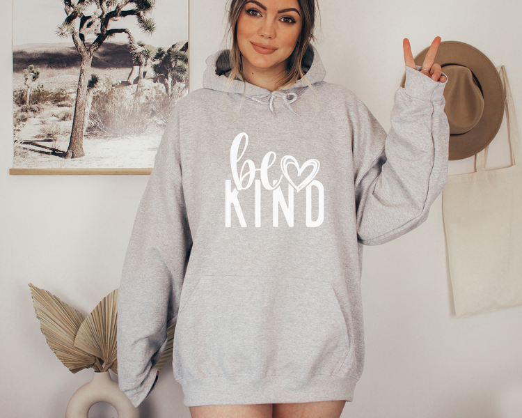 Be Kind With Heart Hoodie Sweatshirt