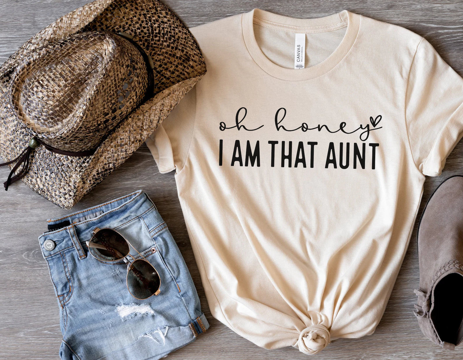 Oh Honey I Am That Aunt T-Shirt