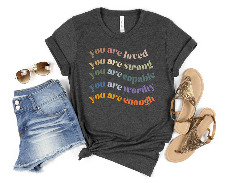 You Are Loved Aesthetic T Shirt