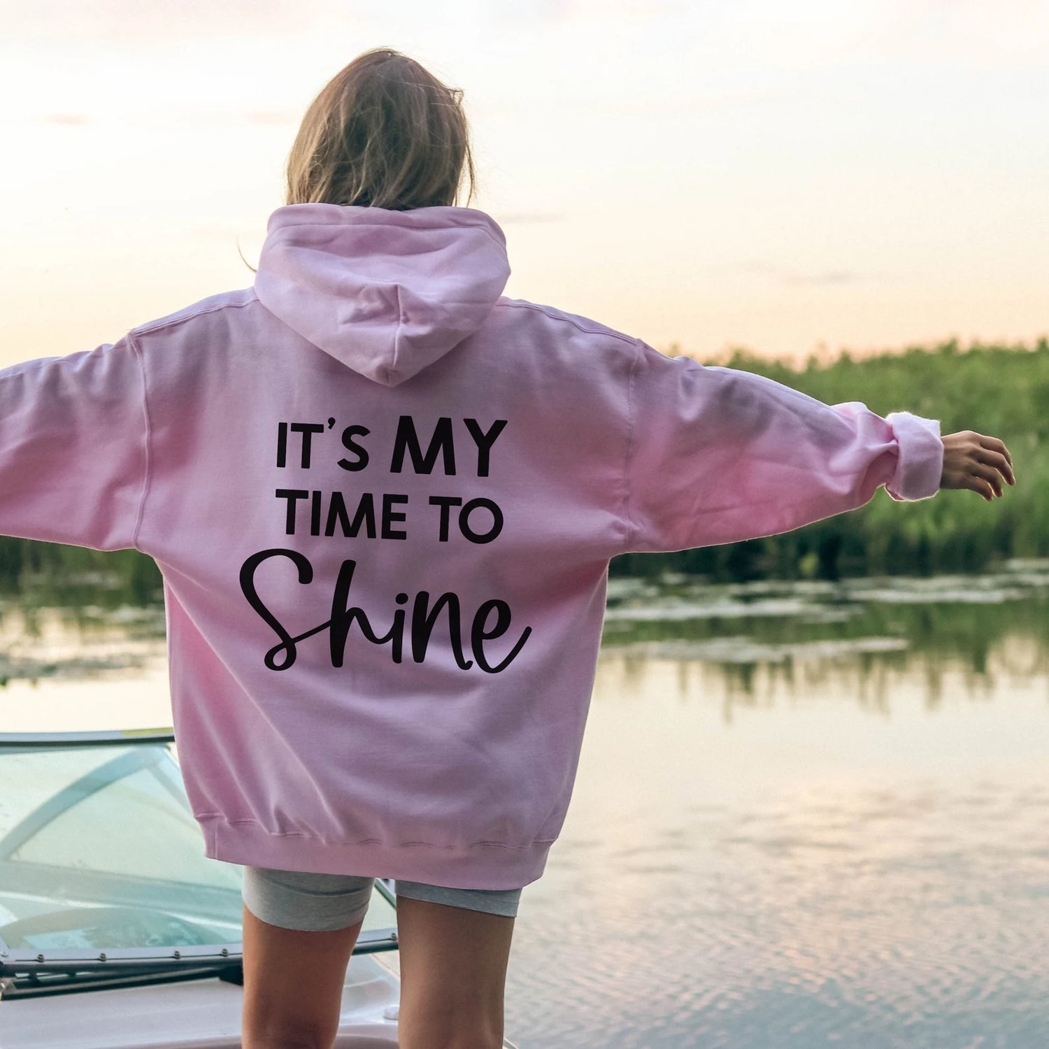 Pink hoodie shop tumblr