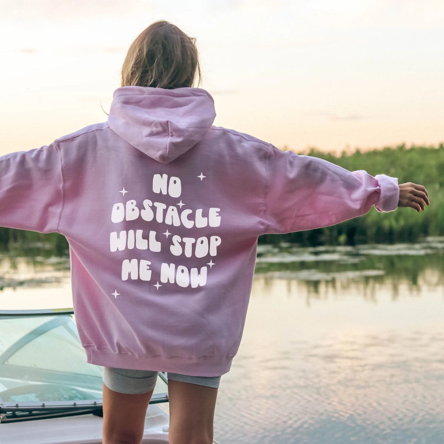 No Obstacle Will Stop Me Now Aesthetic Hoodie