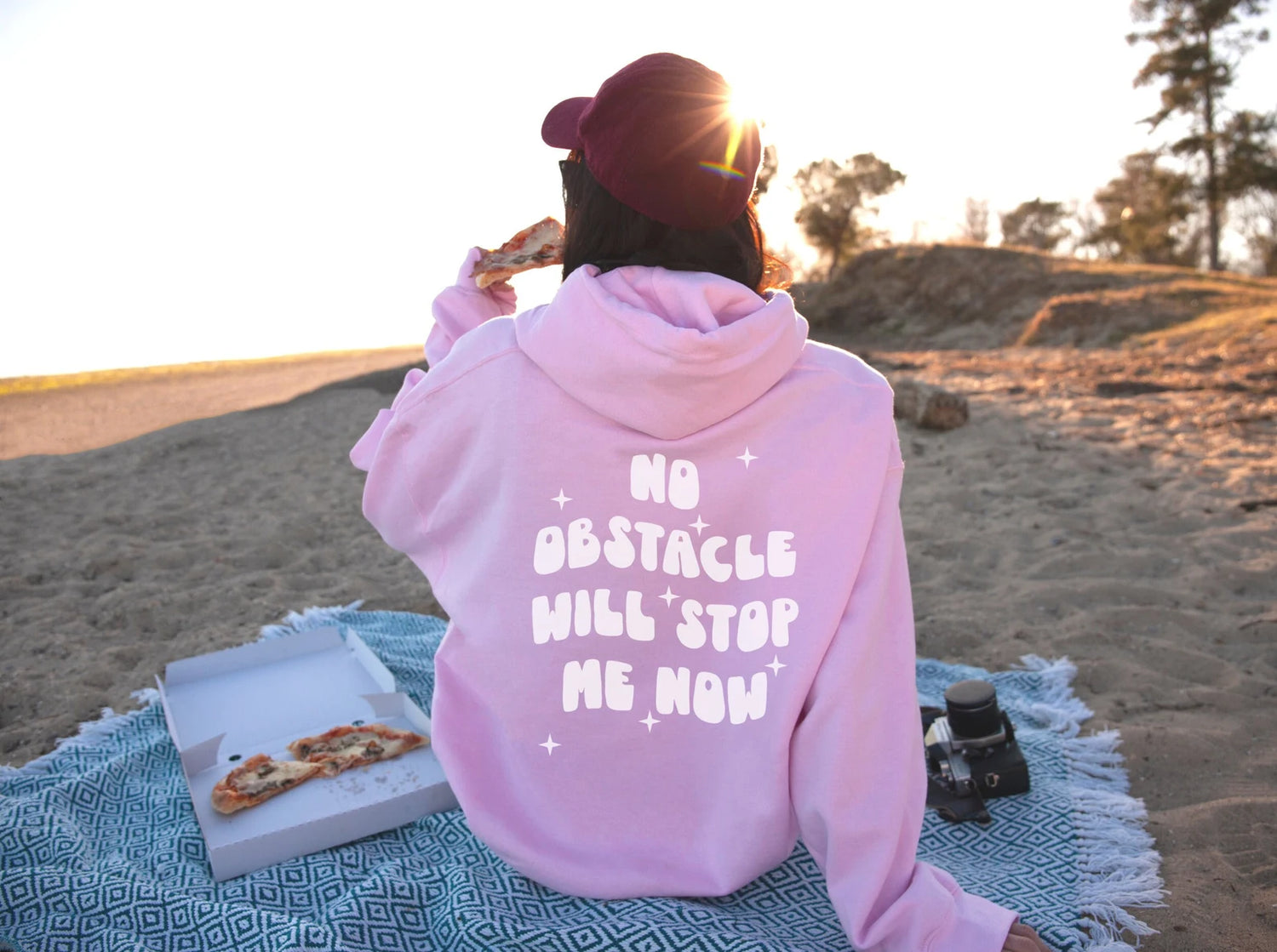 No Obstacle Will Stop Me Now Aesthetic Hoodie