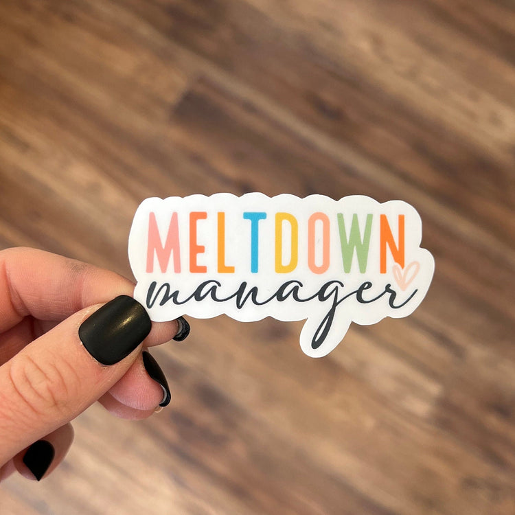 Meltdown Manager Vinyl Sticker