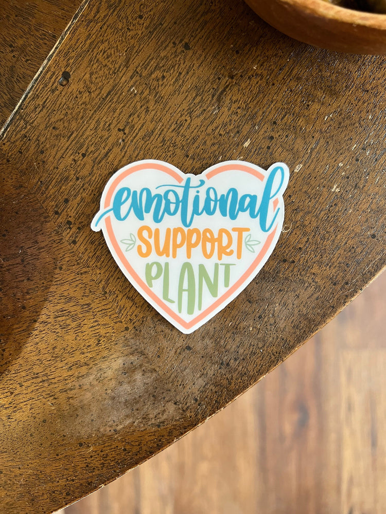 Emotional Support Plant Vinyl Sticker
