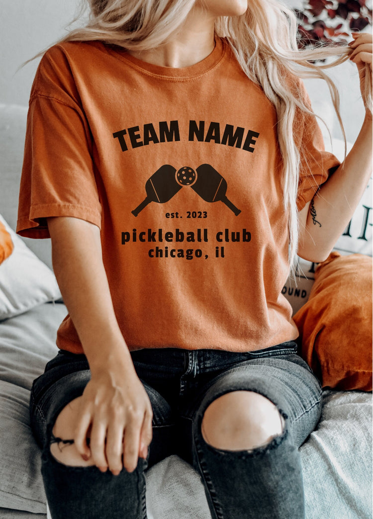 Custom Pickleball Team T-Shirt